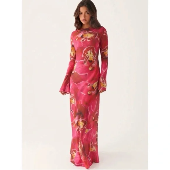 peppermayo long sleeve dress Olivia Long Sleeve Maxi Dress